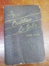 1938 Cadillac Lasalle Data Book