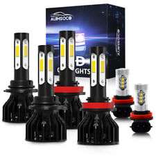 Led Headlights High-low Beamfog Light For Honda Accord 2008-2018 Bulbs 6x White