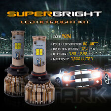 Led 80w 7800lm Led Kit Cree Xt-e 6000k White Headlight Light Bulbs 9006 Hb4 A