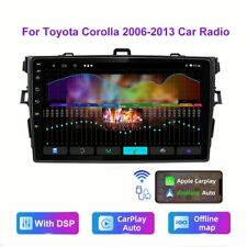 For Toyota Corolla 2006-2012 9 Car Radio Appleandroid Carplay Bt Mp5 Player