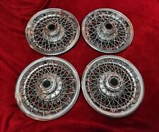 1978 General Motors 14 Spoke Hubcaps Gm Wire Wheel Covers Chevy 79 1980 81 82