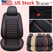 Leather Car Seat Covers Full Set Cushions For Dodge Ram 1500 2009-2023 2500 3500