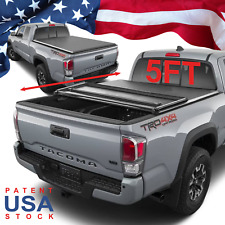 Soft Tri-fold Bed Tonneau Cover For 2016-2023 Toyota Tacoma 5ft 60.5