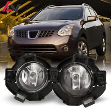 For Nissan Rogue 2008-13 Clear Lens Pair Fog Light Front Lampwiringswitch Kit