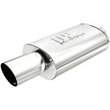 Magnaflow Muffler 3 Inlet 4 Outlet Stainless Steel Polished 4 Tip 14 Body