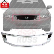New Front Grille Trim Grill Chrome Fits 2008-2010 Honda Accord Sedan Ho1202104