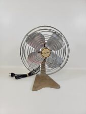Vintage 1930s Montgomery Ward Signature 11 One Speed Electric Desk Fan Works