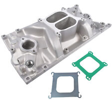 For Chevy Small Block Vortec 305 350 Carbureted Dual Plane Intake Manifold