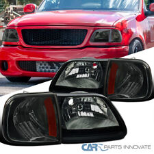 Fit 1997-2003 Ford F150 Expedition Smoke Headlightscorner Signal Lamps 97-03