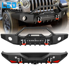 Front Or Rear Bumper For 2007-2018 Jeep Wrangler Jk Unlimited W Winch Plate