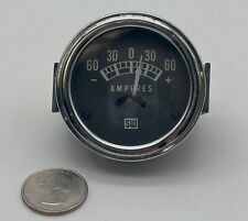 Vintage Stewart-warner 416883 Ammeter Analog Amp Gauge - 60 1.75in Face
