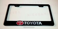 3d Toyota Camry Stainless Steel Black Finished License Plate Frame