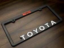 Trd Toyota License Plate Frame Toyota-racing-development 3d Raised Text Vintage