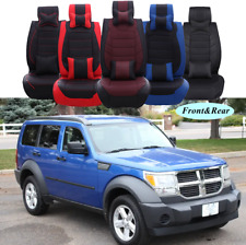 25-seater Front Rear Car Seat Covers Leather Full Set Cushion For Dodge Nitro