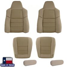 2003 2004 2005 2006 2007 Ford F250 F350 Xlt Tan Cloth Fabic Material Seat Covers