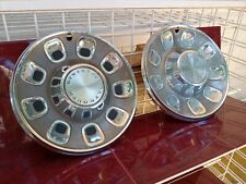 1968 Plymouth Barracuda Satellite 14 Hubcaps Set Of 2 Wheel Covers Antique