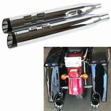 Sharkroad Exhaust 4 Slip On Mufflers For Harley Touring 17-up Deep Rich Sound