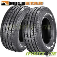 2 Milestar Streetsteel P24560r15 100t Sl Rwl All Season High Performance Tires