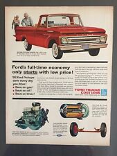 1962 Ford Pick Up Truck Styleside Van Farm 0riginal Car Ad