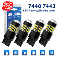 Led Backup Reverse Light Bulbs Back Up Super Bright White 7440 7443 7444 W21w 4x