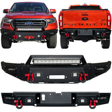 Fit 2019-2023 Ford Ranger Front Or Rear Bumper With Winch Plateled Lights