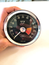 Used Jaeger Smiths Tachometer Gauge Mg Midget Mki Cable Driven Tach