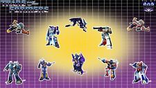 Transformers G1 Decepticons 1984 Box Art Vinyl Decal Sticker Packs
