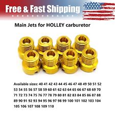 Holley Carburetor Carb Main Jets Kit 40-110 14-32 Choose Any Size 8 Pack