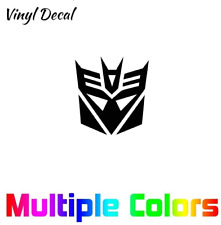 Transformers Decepticon Logo Vinyl Die Cut Sticker Decal Multiple Options