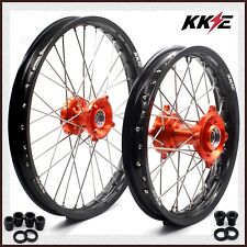 Kke 1714 Kids Wheels Cnc Rim Set For Ktm 85 Sx 2003-2020tc85 2020 Orange Hubs