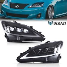 Lhrh Full Led Projector Headlight Assembly For 2006-2012 Lexus Is250 Is350 Isf