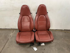 1998-2005 Porsche 911 996 986 Boxster Front Seat Set Boxster Red
