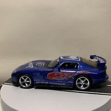 Kinsmart Dodge Viper Gts-r Race Car 3 Blue Metallic Hardtop 136 Scale Model Nm