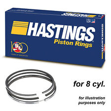 Hastings 2m5542 Piston Rings X8 For Amc 390-401cid 6.4l 6.6l 1968-1974 4.165