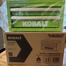 Kobalt Mini 2 Drawer Tool Box Lime Green New In Box.