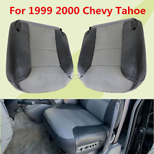 Fits 1999 2000 Chevy Tahoe Limited Z71 Driver Passenger Seat Cover 2 Tone Gray
