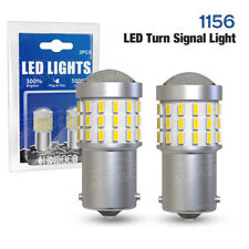 Pair 1156 7506 Led Backup Reverse Light Bulbs 6000k Super Bright White Canbus