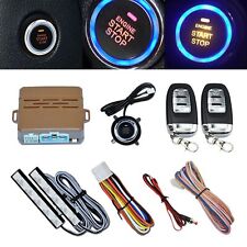 Keyless Car Security Alarm System Engine Start Entry Push Button Remote Control