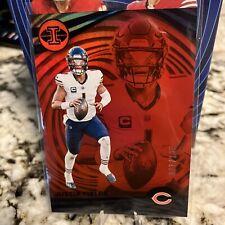 2023 Justin Fields Illusions Trophy Collection Red 37125 17 Bears Nfl