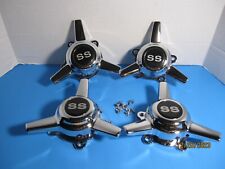 4 Caps New American Racing Torq Thrust D 3 Bar Spinners Vn105 Wheels W Grayss
