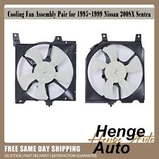Radiator Cooling Fan For 1995-1998 Nissan 200sx 1995-1999 Sentra Left And Right
