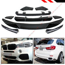 For 15-18 Bmw X5 F15 M Sport Mp Style Gloss Blk Front Rear Full Body Aero Kit