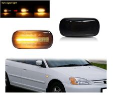 2x Amber Led Dynamic Side Marker Lamps For Hondaacura Rsx Civic Accord Jazz