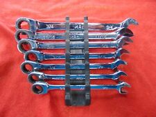 Mac Tools 7 Piece 12 Point Combo Rachet Wrench Set 38 To 34