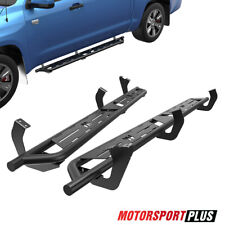 Pair Running Boards Side Step Nerf Bar For 2007-2021 Toyota Tundra Crew Max Cab