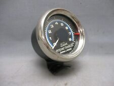 Vintage Sun Super Tach 2 Blue Line 8k With Mounting Bracket Used Untested