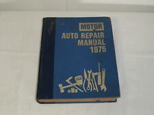 Motor Auto Repair Manual 197538th Editionautos 1969-1975service Information