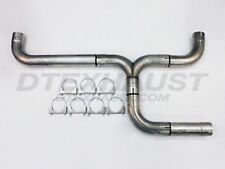 Dk-400 Exhaust 409 Stainless Diesel Dual Stack Kit 4 Inch Different Trends