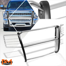 For 14-18 Chevy Silverado 1500 Front Bumper Brush Grille Guard Protector Chrome