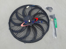 16 12v Slim Radiator Cooling Thermo Fanmounting Kit Universal Electric Fan